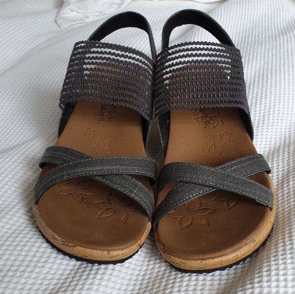 SKECHERS Wedge heeled sandal!Size AU 6/EU 36 - Picture 3 of 5